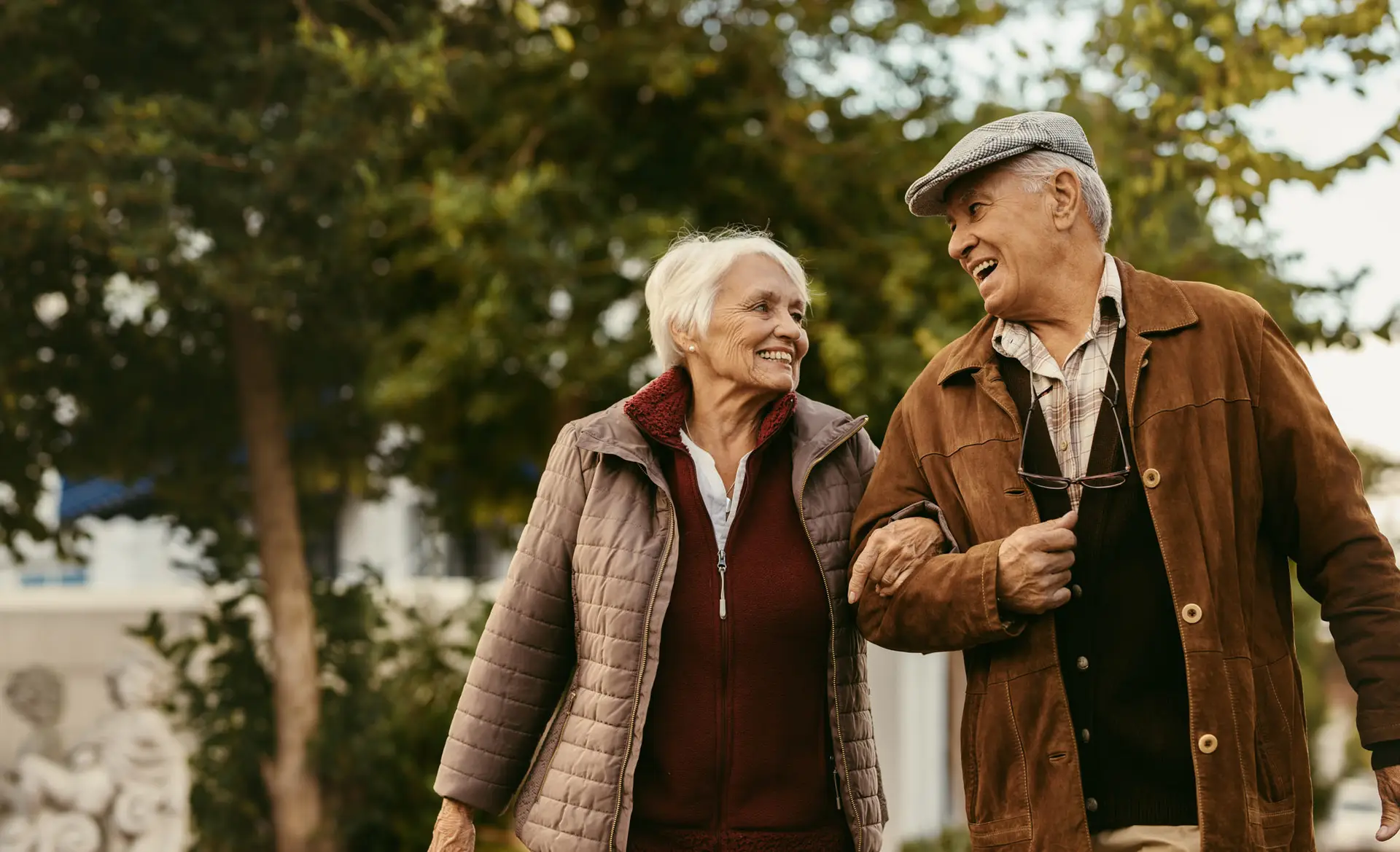 Picture of elderly couple