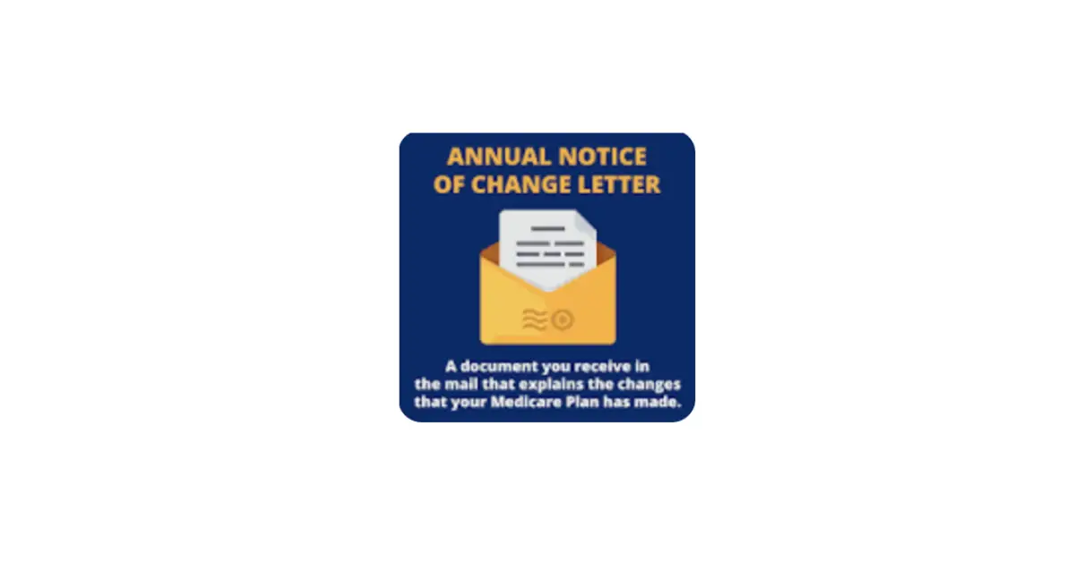 Annual Notice of Change Letter