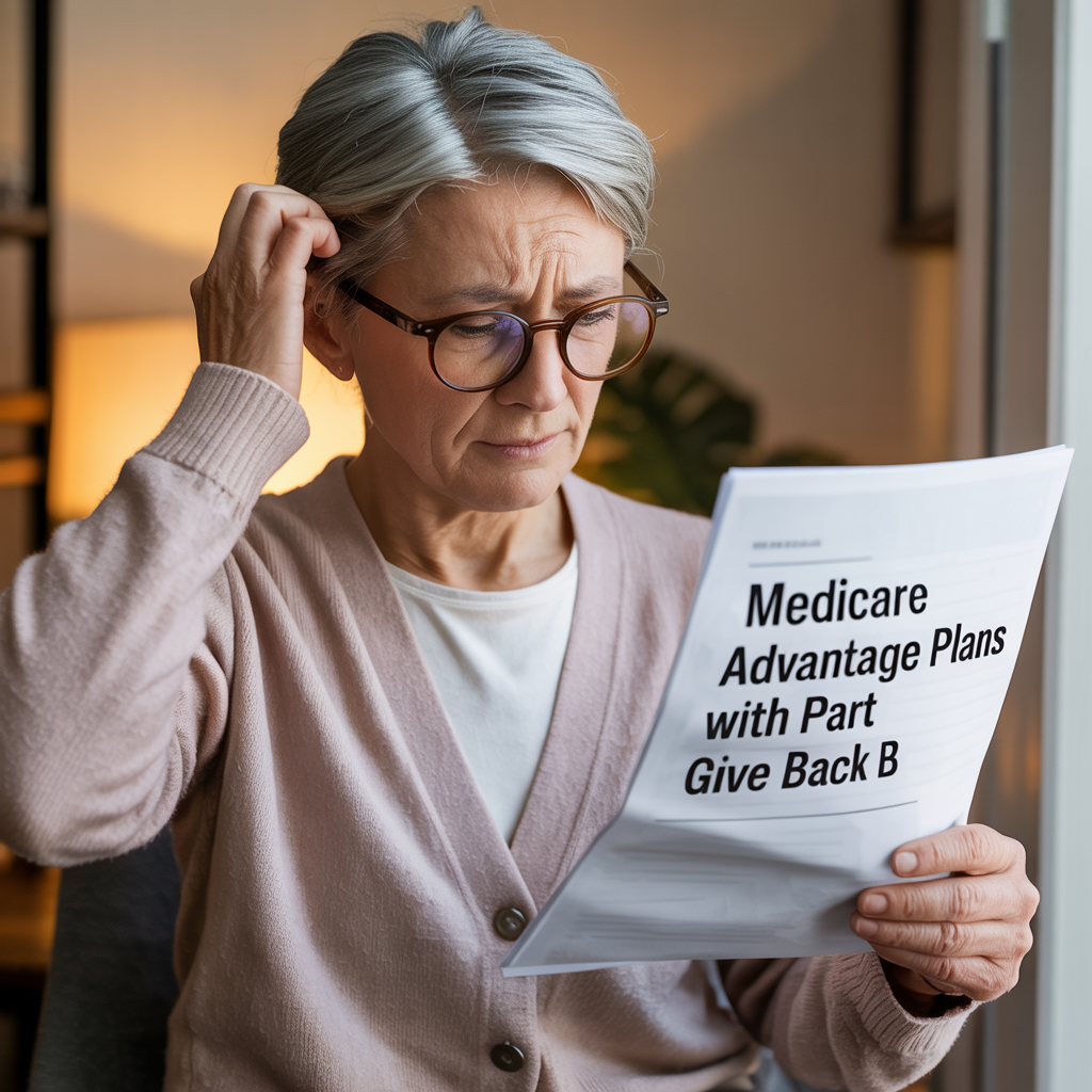 Medicare advantage plans with a part B give back